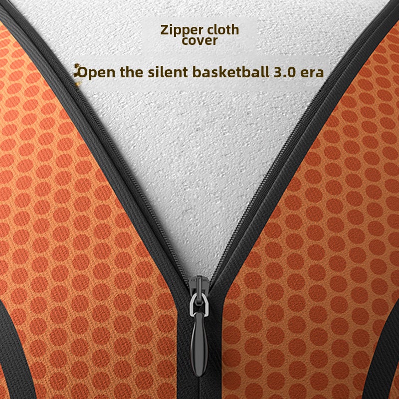 The third generation of cloth cover mute ball cloth mute basketball no slag high elasticity children's toys shooting home shooting(Cloth sets-colorful colors, 7 ball [diameter 24cm]]) - Image 4