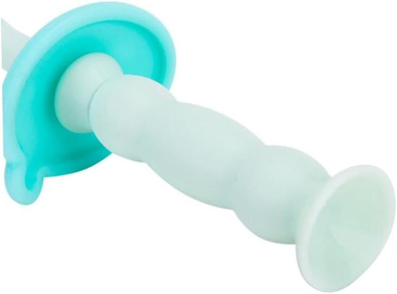 PartyKindom Soft Bristles Silicone Toothbrush For Oral Care And Teething Relief Green - Image 4