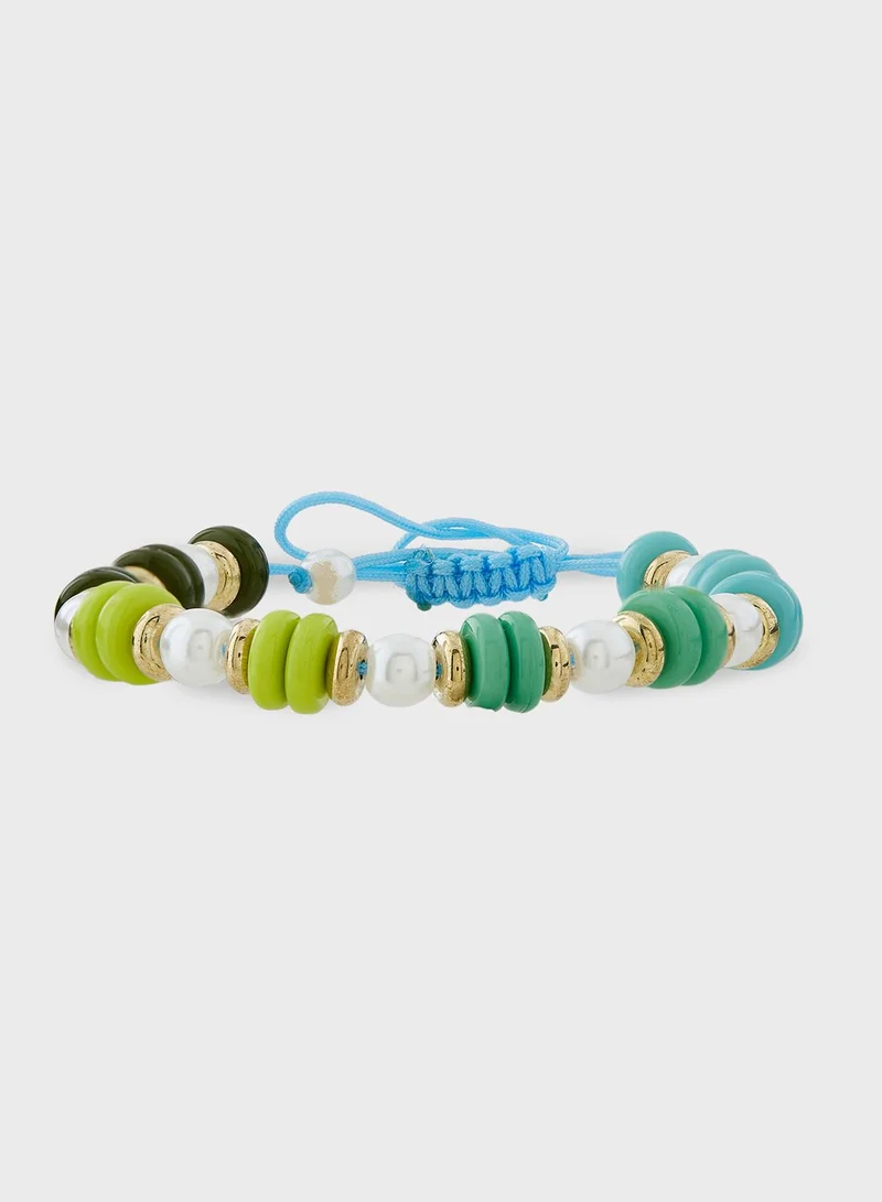 Ginger 4 Pack Mix Beaded  Bracelet Set