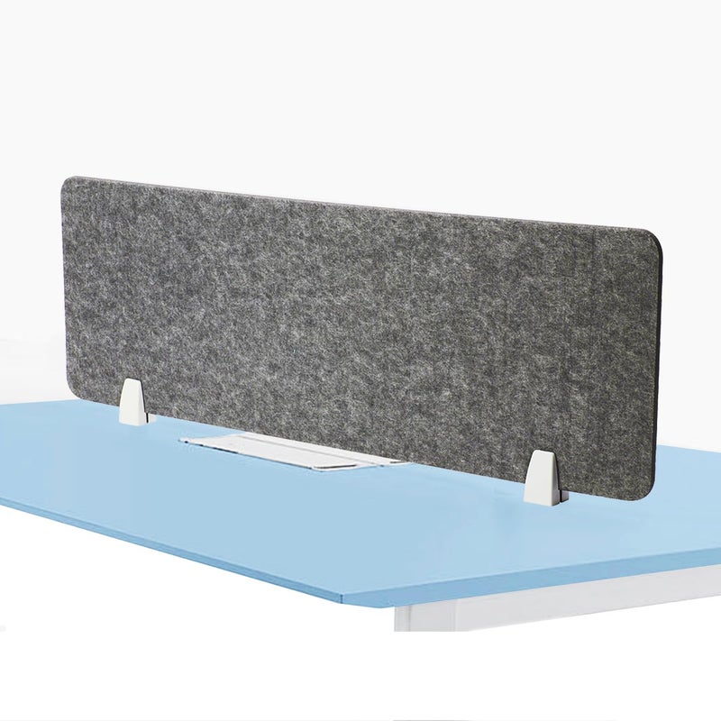 jxgzyy فاصل مكتب لوحة خصوصية سطح المكتب 100x30 سم مثبت على الحافة عازل صوتي يقلل الضوضاء والمشتتات البصرية للمكاتب المنزلية والمكتبات والفصول الدراسية