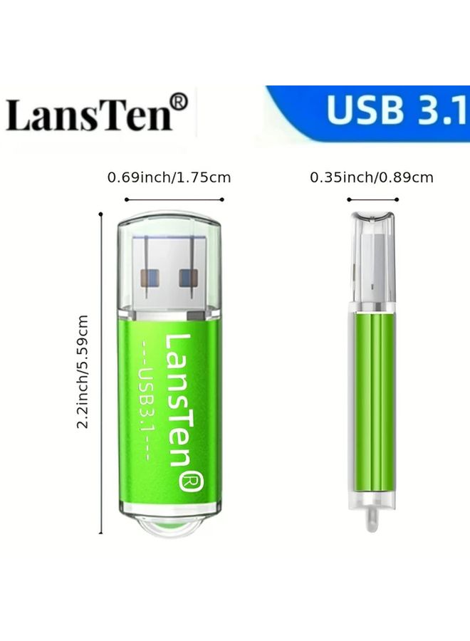 Lansten USB Flash Drive 128GB USB 3.1 High Speed 35 to 55MB Write - Image 2