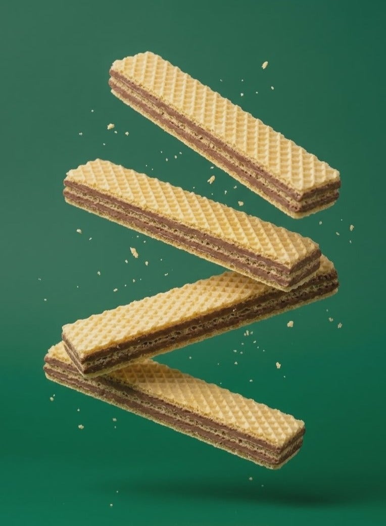 Freska Fingers Wafer Filled with Cocoa and White Hazelnut - 12 Pieces - Image 3