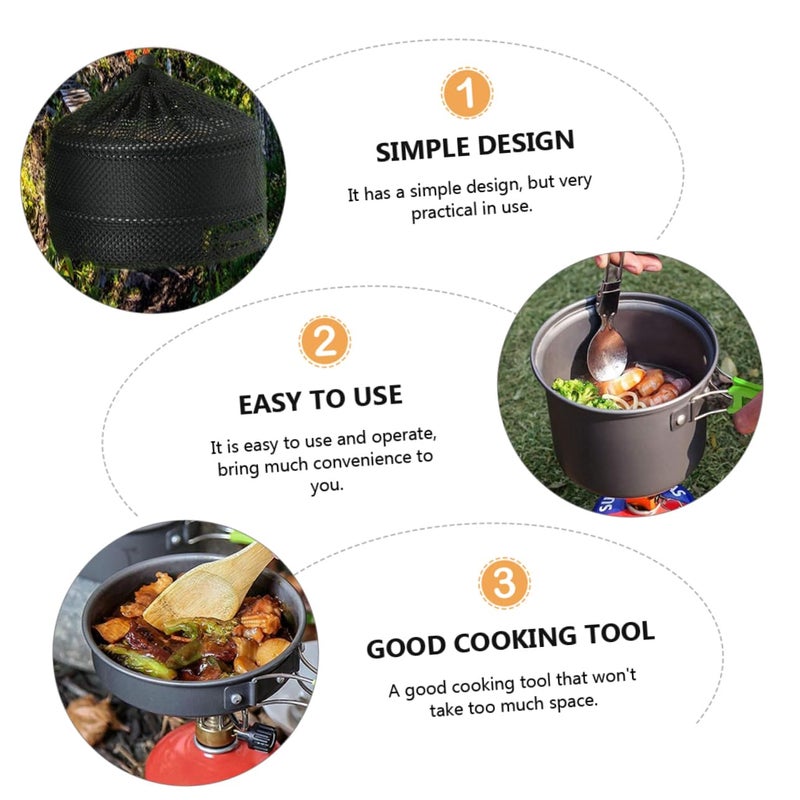 Portable Camping Cookware Set Non Stick Pot Pan Teapot Bowls Utensils Outdoor Kitchen - Image 4