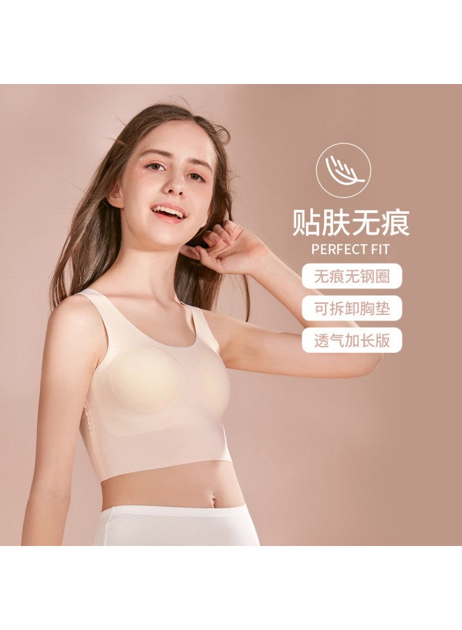 Long time companion extended Length Training Bra For Teens 12-16 Years - Stage 2 High-stretch Yoga Camisole - Image 3