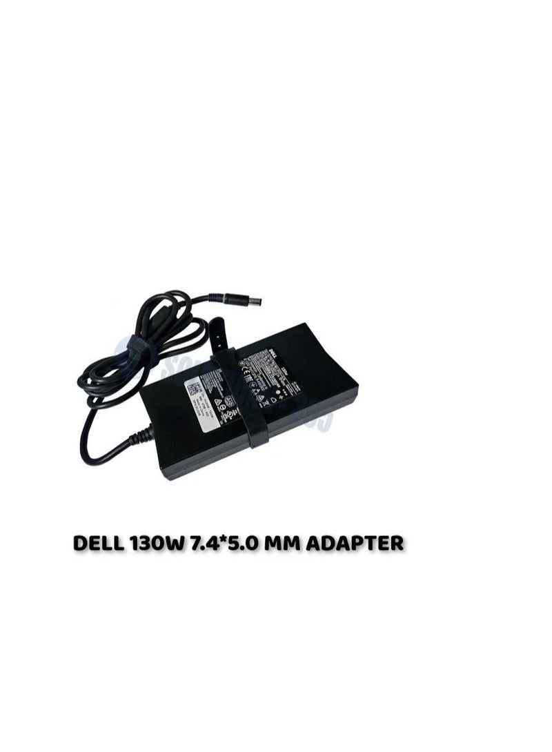 LAPTOP ADAPTER / CHARGER FOR DELL 19.5V/6.67A (7.4*5.0) SLIM SHAPE