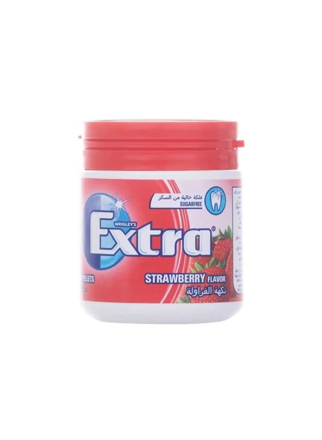 Extra Wrigleys Extra Strawberry Flavor Sugar Free Chewing Gum- 60pcs