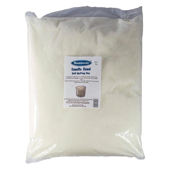 CANDLE SAND GRANULES SELF MELTING WAX 5KG WHITE