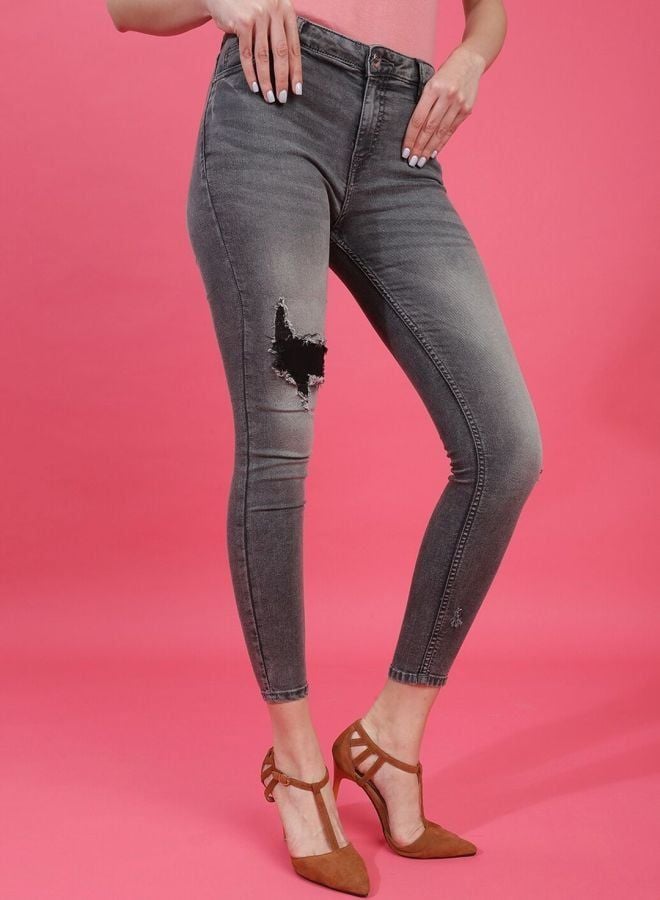 Freehand Women Skinny Fit Solid Mid Rise Jeans - Image 2