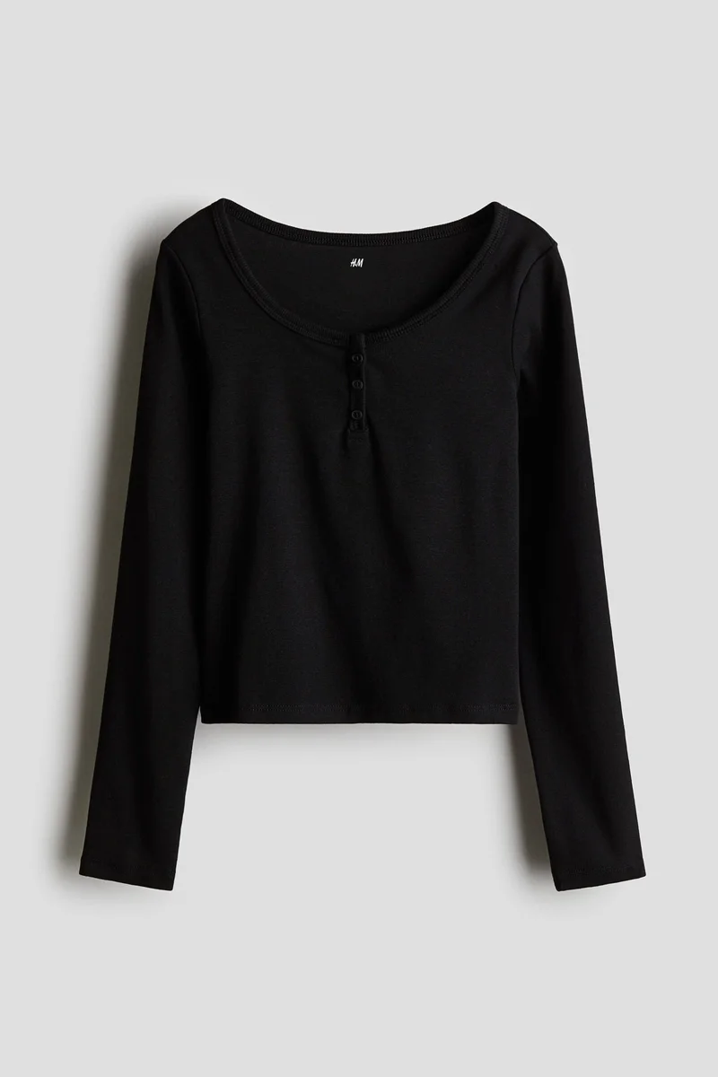 H&M Long-sleeved jersey top