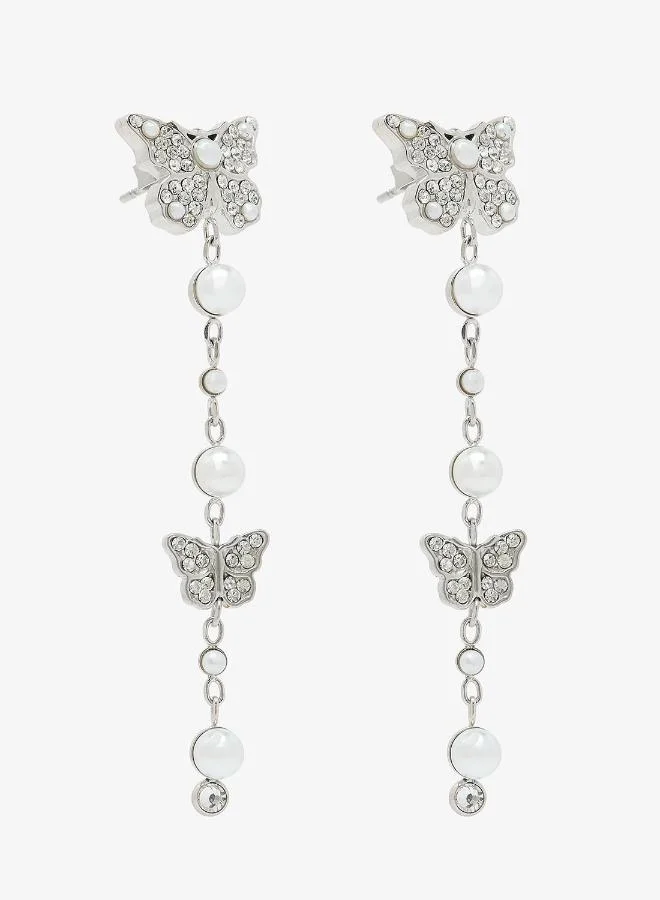 55Mm Pave Borboleta Pendants