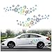 ATMOMO Flower Graphics Car Decals Car Auto Body Sticker DIY Mini Flower SelfAdhesive Car Side Vinyl Sticker Hood Decal Holographic Laser - Image 2
