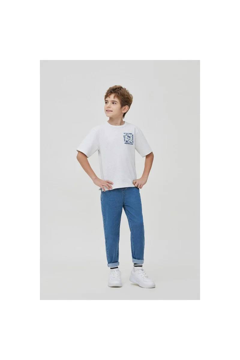 جيوردانو جينز أزرق متوسط الخصر للأولاد