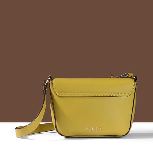 Accessorize London Women's Lime Yellow Clean Bar Sling Bag - Image 3