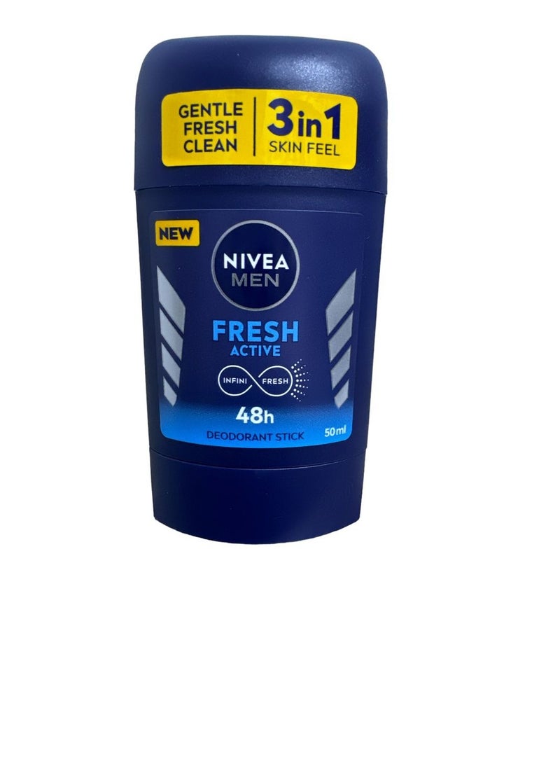 نيفيا مزيل عرق فريش اكتيف رجالي 50مل - Image 1