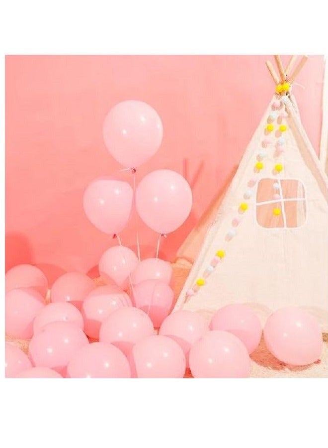 بالونات لاتكس وهيليوم مط 100 قطعه بألوان البينك  الباستيل للحفلات واعياد الميلاد عاليه الجوده - Image 1