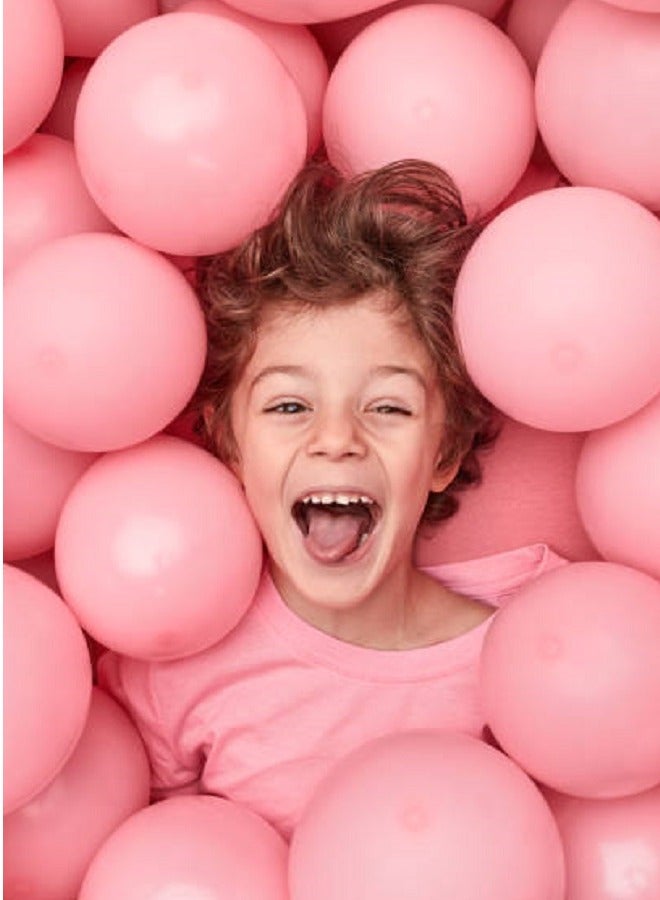 بالونات لاتكس وهيليوم مط 100 قطعه بألوان البينك  الباستيل للحفلات واعياد الميلاد عاليه الجوده - Image 3