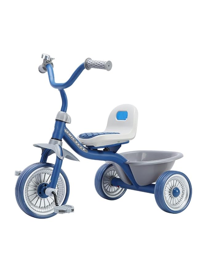 DMG TECH Kids Tricycles Toddler Bike Three Wheel Tricycle Backrest And Safety Belt Pedals Boys Girls Kids First Gifts For 2 6 Year Olds - Image 1