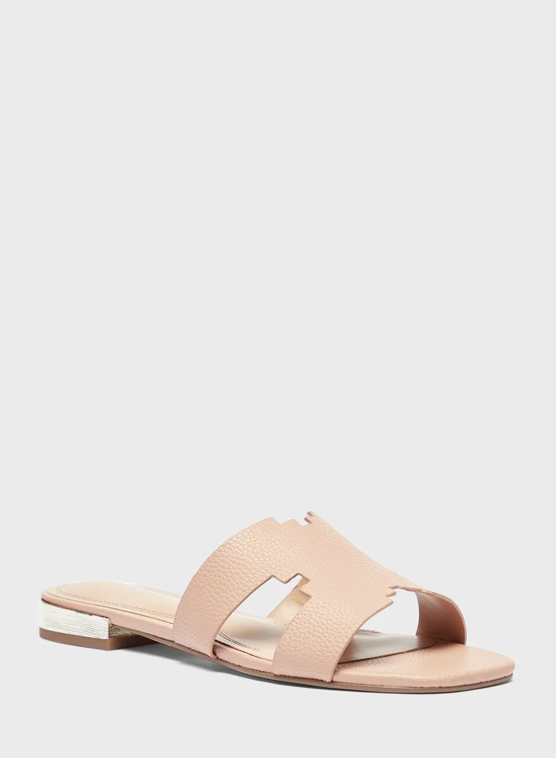 Celeste Single Strap Flat Sandals