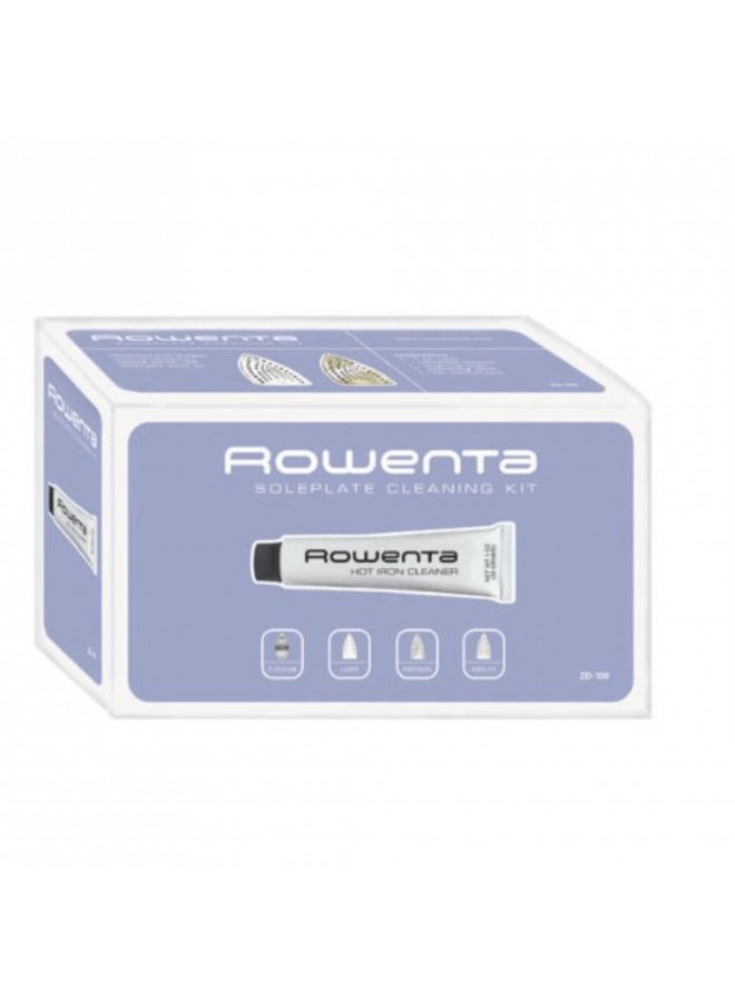Rowenta Rowenta ZD110 Non-Toxic Stainless Steel Soleplate Cleaner Kit for Steam Irons with Cleaning and Polishing Cloth  - Image 1