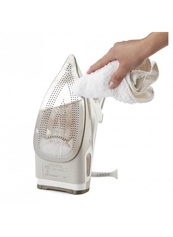 Rowenta Rowenta ZD110 Non-Toxic Stainless Steel Soleplate Cleaner Kit for Steam Irons with Cleaning and Polishing Cloth  - Image 2