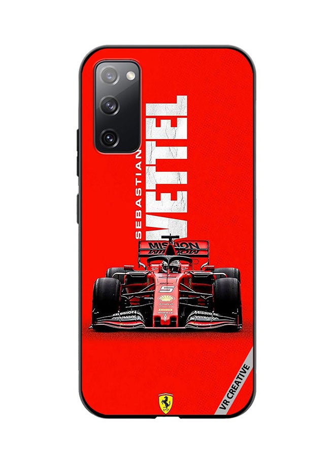 VR CREATIVE Protective Case Cover For Samsung Galaxy S20 FE 5G F1 Racing Car Design Multicolour  - Image 1