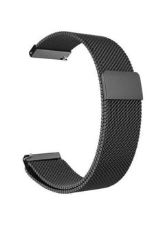 Distinct Design Replacement Stainless Steel Strap 22mm For Haylou Solar LS05 Smart Watch - Black