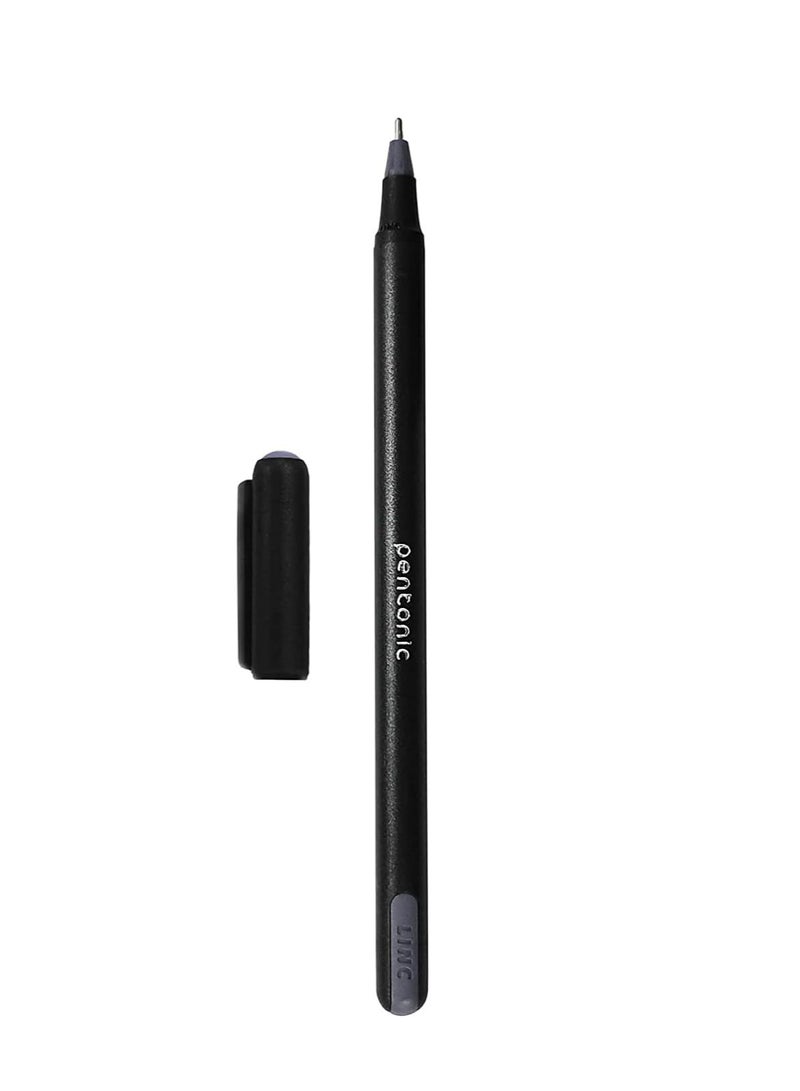 Pentonic Ball Point Pen (Black Ink)- Pack of 10 - Image 2
