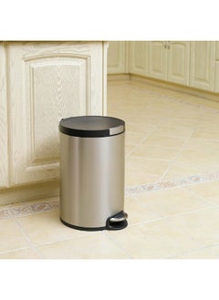 DANUBE HOME EKO 20L Artistic Step Bin – Stainless Steel Pedal Trash Can with Soft Close Lid for Kitchen, Office, Bathroom – Sleek Hygienic Waste Bin Modern Design  - Image 1