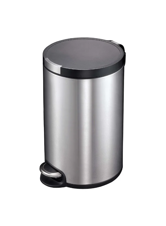 DANUBE HOME EKO 20L Artistic Step Bin – Stainless Steel Pedal Trash Can with Soft Close Lid for Kitchen, Office, Bathroom – Sleek Hygienic Waste Bin Modern Design