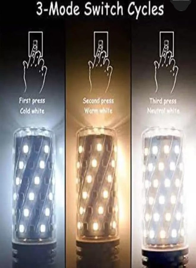 LIODOR Multi-Color E27 Bulbs | 3-in-1 Color Changing Light | Warm White, Cool White, Neutral White | Indoor Decorative Bulbs for Home, Chandeliers & Interior Lighting (4) - Image 5