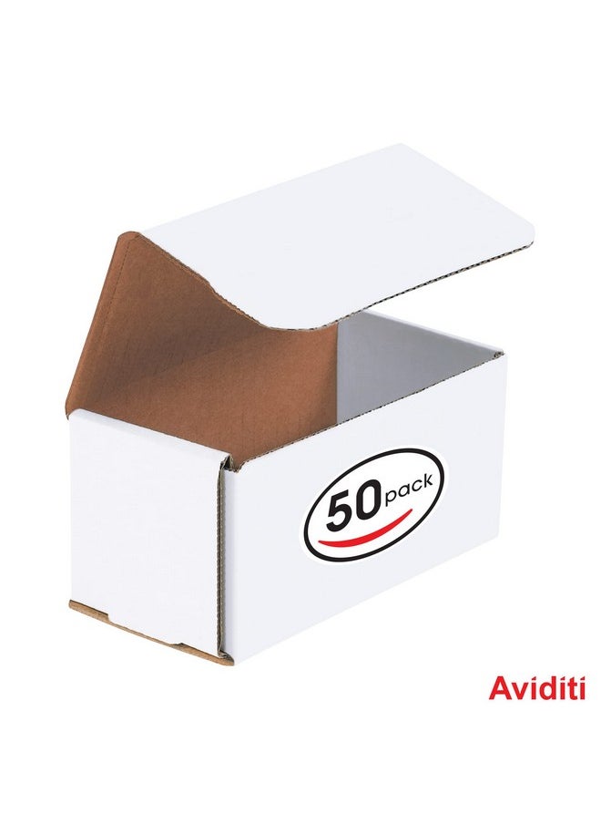 White Corrugated Cardboard Mailing Boxes, 6 X 3 X 3 Inches, Pack Of 50, Crush-Proof, For Shipping, Mailing And Storing - pzsku/Z3A91E084C6AB0FC93DF7Z/45/_/1731926048/a86d4fe0-54a1-464d-80fa-be3522ef030c