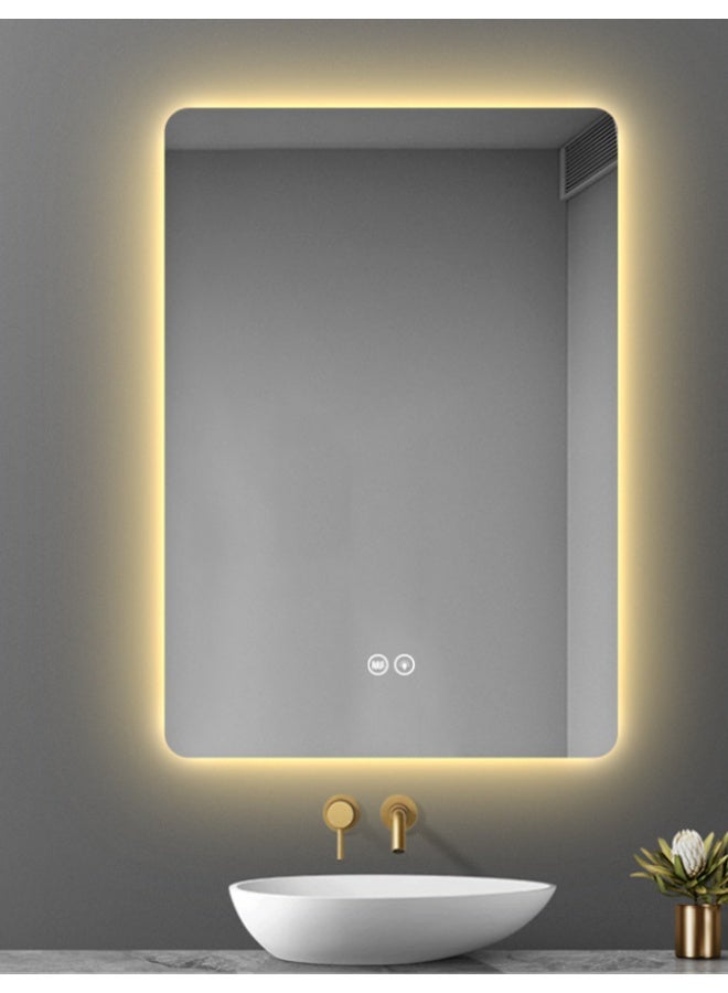 Sumkyle Smart LED Bathroom Mirror, Wall-Mounted Touch Control Vanity Mirror with Anti-Fog, 3 Color Dimmable Light for Home Bathroom - Image 5