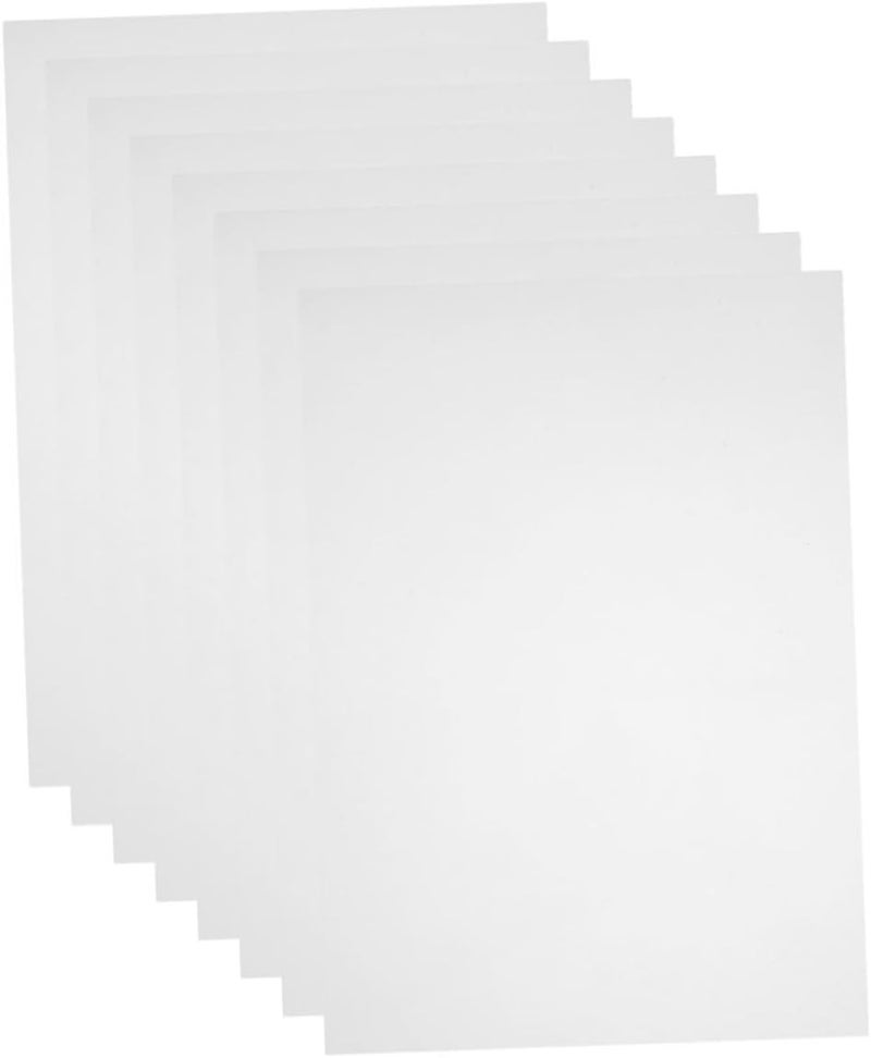 MAGICLULU 8Pcs Plastic Light Gel Sheets Transparent Colored Overlays for Photo Video and Stage Lighting Versatile Light Filtering - Image 1