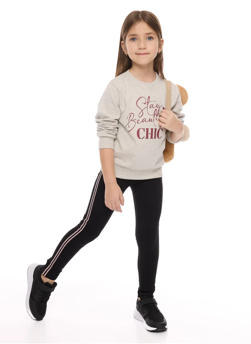 victor and jane Glitter Printed Sweatshirt