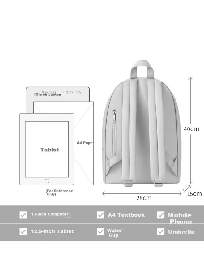 Mah Women's Backpack New Waterproof Casual Lightweight Laptop School Bag For College Students And High School Boys - Image 2