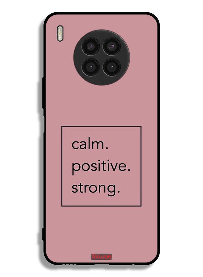 Tolwak Huawei nova 8i Protective Case Cover Calm Positive Strong - Image 2