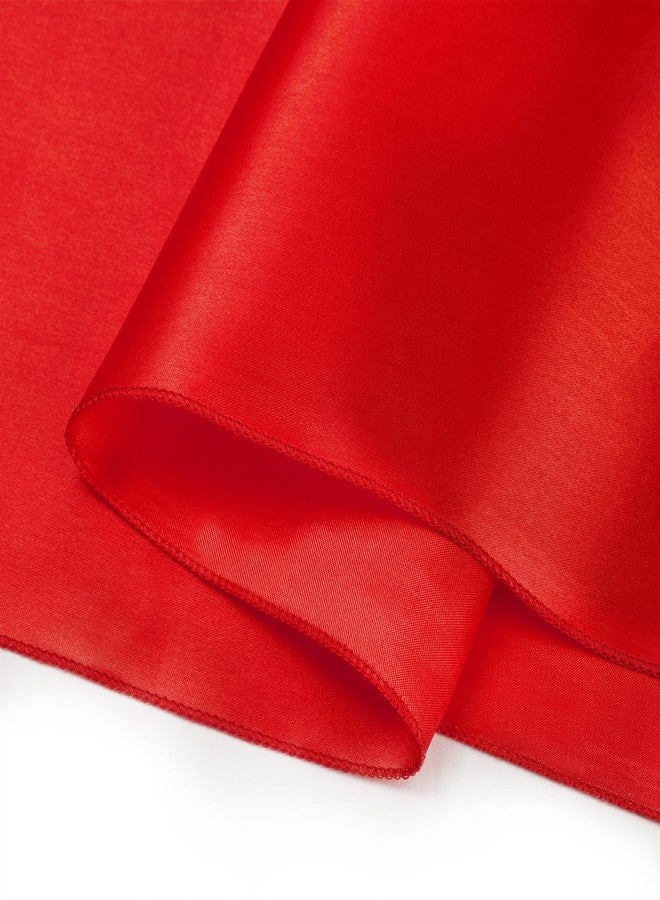 LuoluoHouse 5 Pack Red Table Runner 12 x 108 inches Long Silk and Smooth Fabric Satin Table Runners for Party Wedding Party Banquet Decoration - Image 4