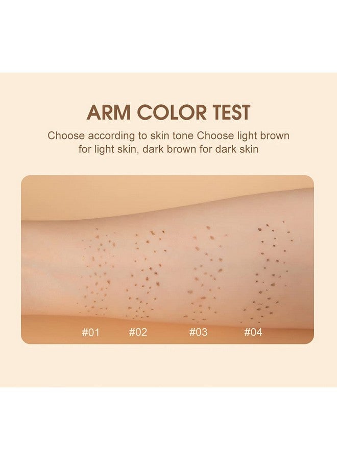 AKARY AKARY Freckle Pen Professional Lifelike Face Concealer Point Out Natural Waterproof Longlasting Soft Artificial Fine Makeup Freckle Pen Life Face Decoration (#01 Light Brown)  - Image 4