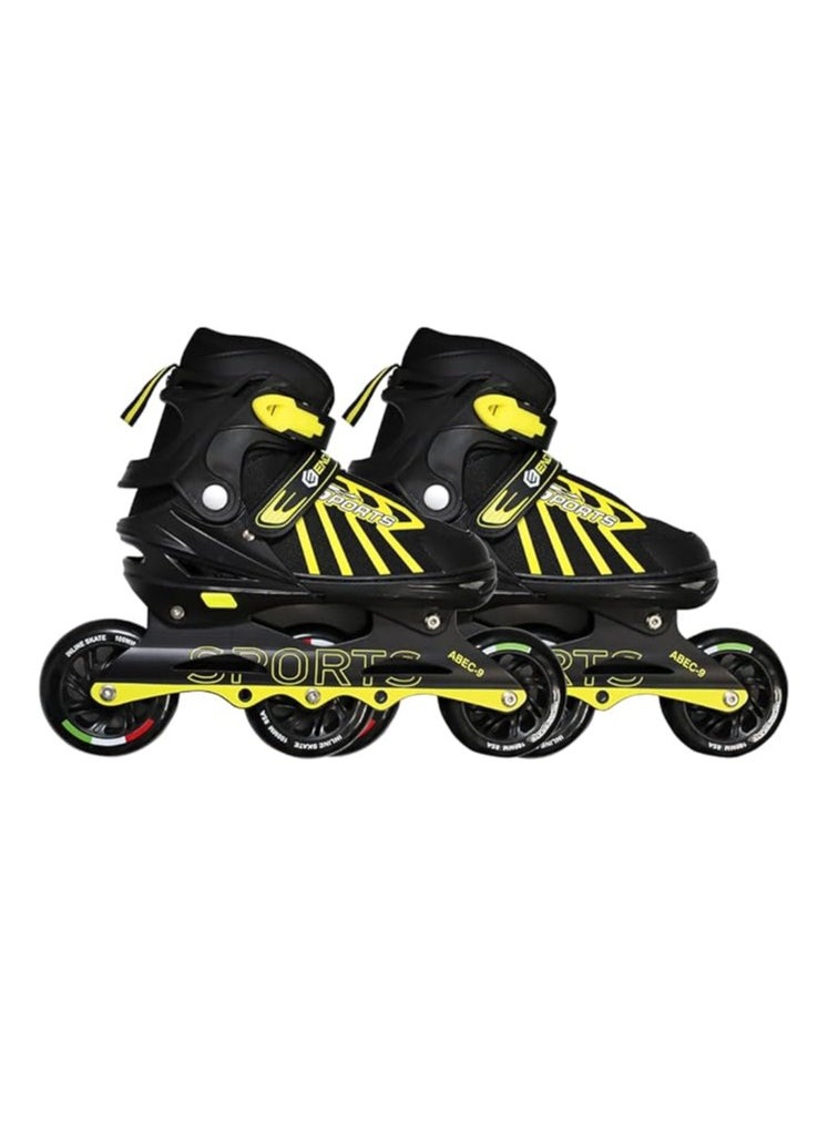 ENDLESS  - EL1031 Inline Adjustable Skates Large Size 39 EUR (UK 5.5) - 43 EUR (UK 9) for 12 Years and Above |Aluminium Chassis and 100 mm PU Three Wheels | With ABEC 9 Bearings | In - Outdoor - Image 1
