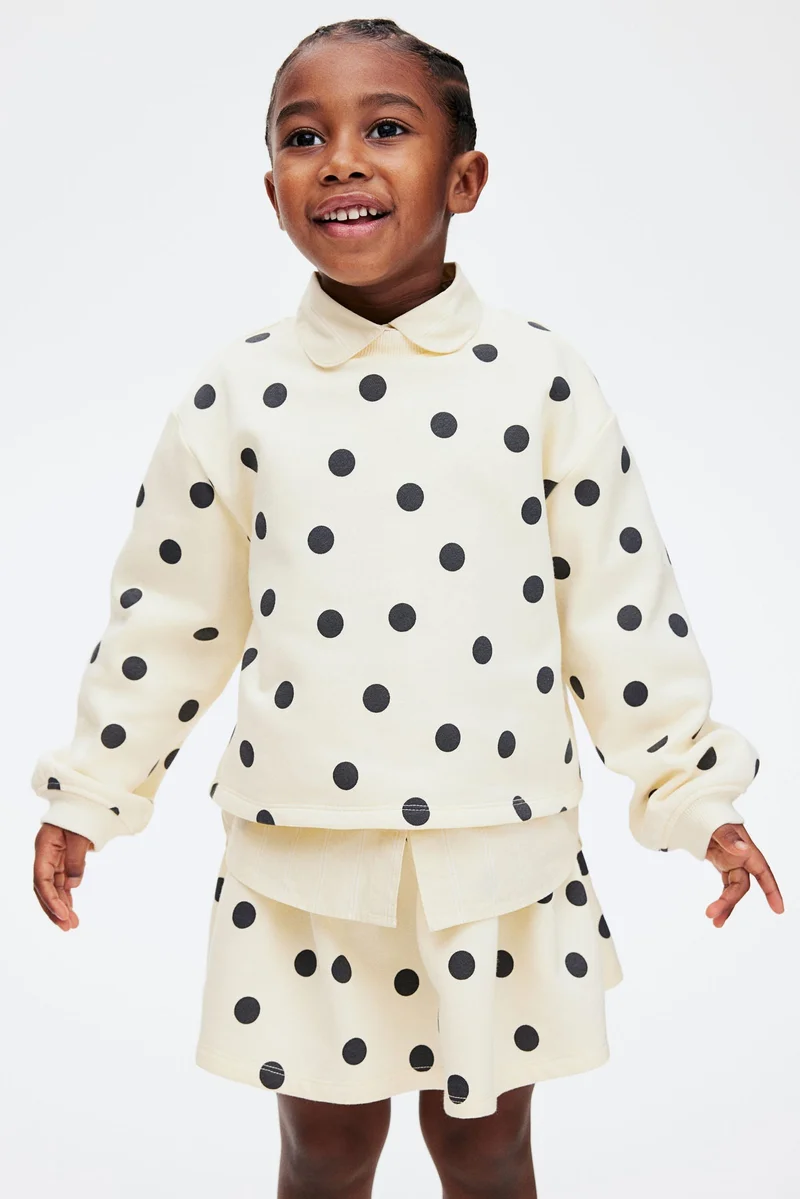 اتش اند ام 2-piece sweatshirt and skirt set