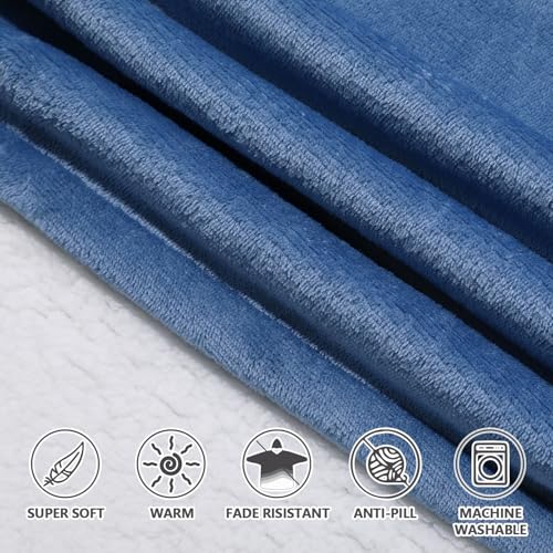 Krifey Wearable Blanket Hoodie, Oversized Sherpa Fleece Sweatshirt with Giant Pocket, Birthday Gifts for Women, Mom, Sister, Calm Sky Blue - Image 5