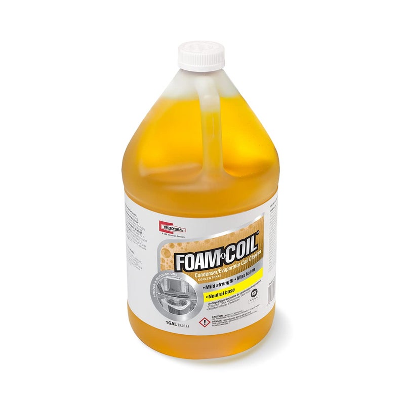 RectorSeal Foam-A-Coil 82632 Coil Cleaner, Superior Penetrating Surfactant- Aided Foam Lifts & Removes Grime and Grease, Indoor & Outdoor use, HVAC, 1 Gallon - Image 1