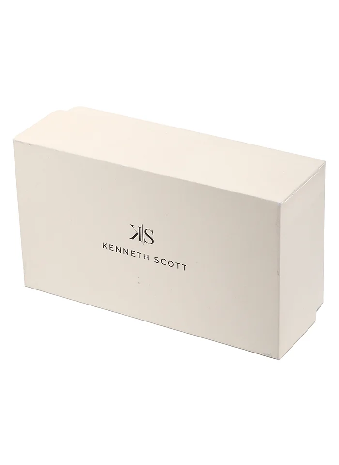 KENNETH SCOTT Kenneth Scott Men's Grey Dial Analog Watch - K23040-SLBX