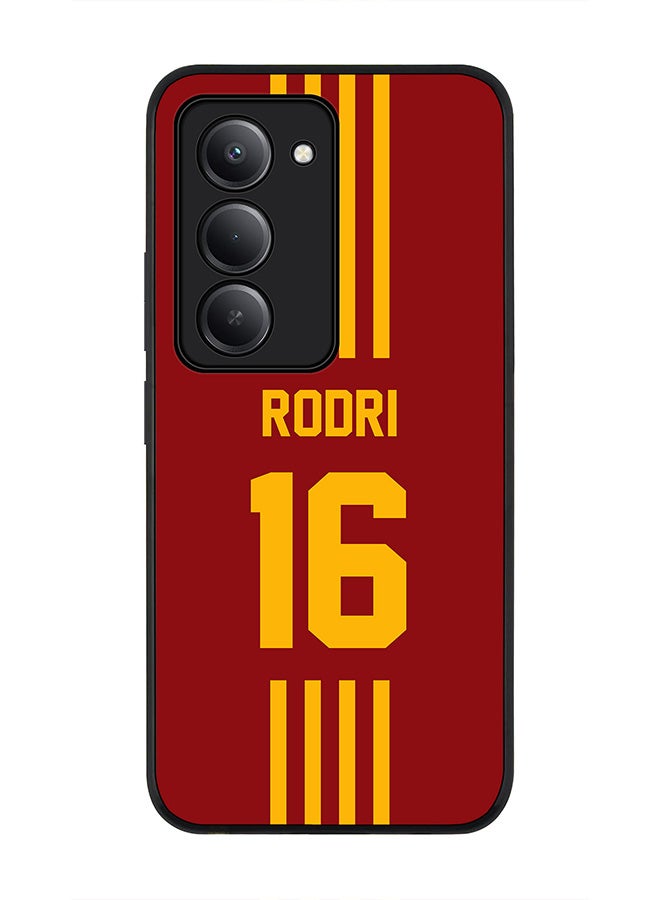 Stylizedd For Xiaomi Redmi 15 5G Case,Slim fit Camera Protection, Shockproof Thin Phone cover  - Football - Spain ,  Rodri - Image 1