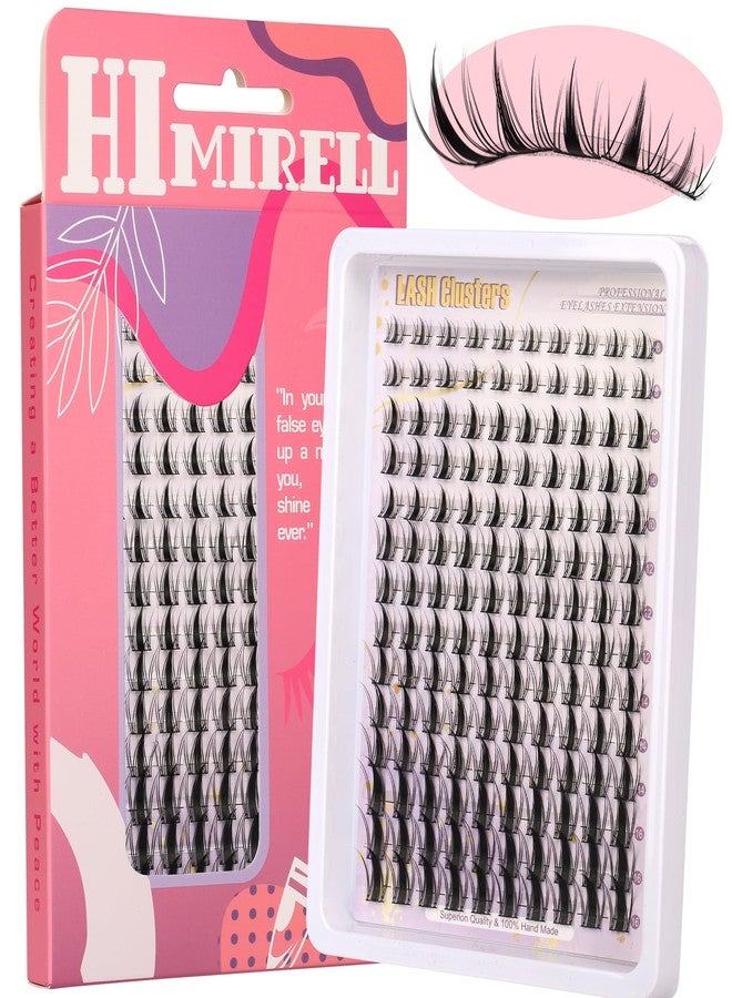 Himirell Clear Lash Clusters Manga Eyelash Clusters Anime Cluster Eyelash Extensions Clusters Lashes Natural Look Eyelashes Fairy Lash Clusters Manga Individual Lashes (8-16) mm - Image 2