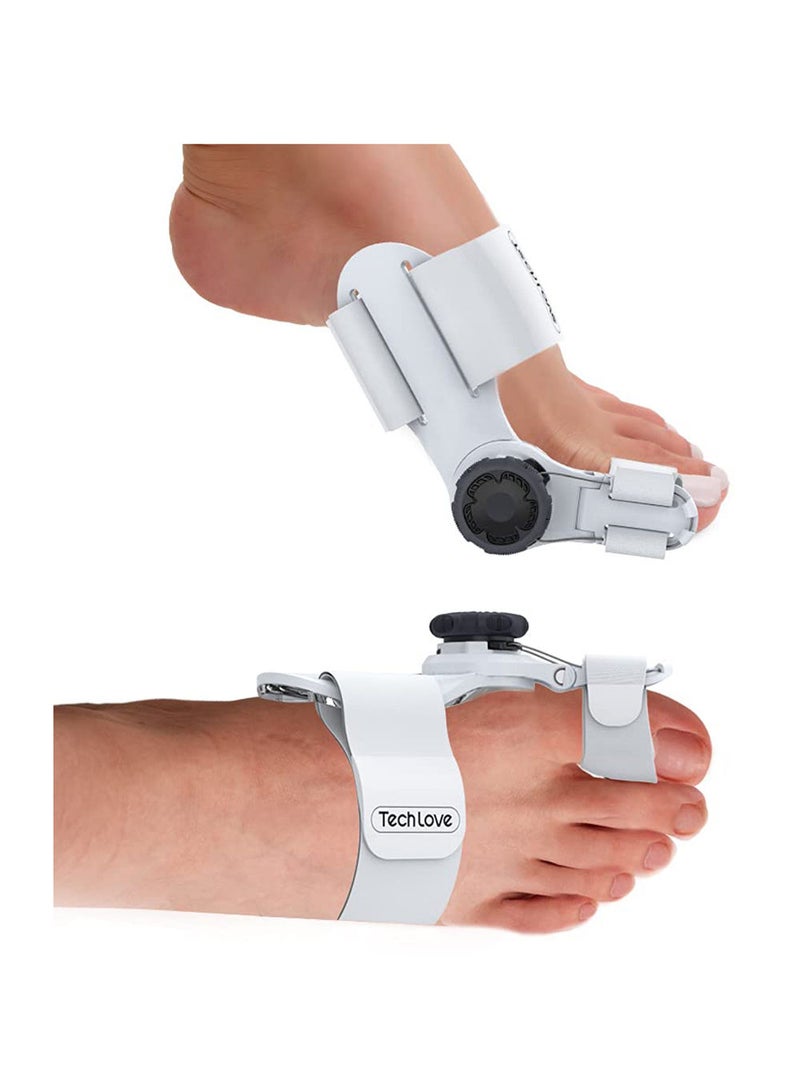 Captaintech 1 Pcs Orthopedic Bunion Toe Straightener, Adjustable Bunion Splint with Silicone Inner Pad for Bunion Relief - Image 1