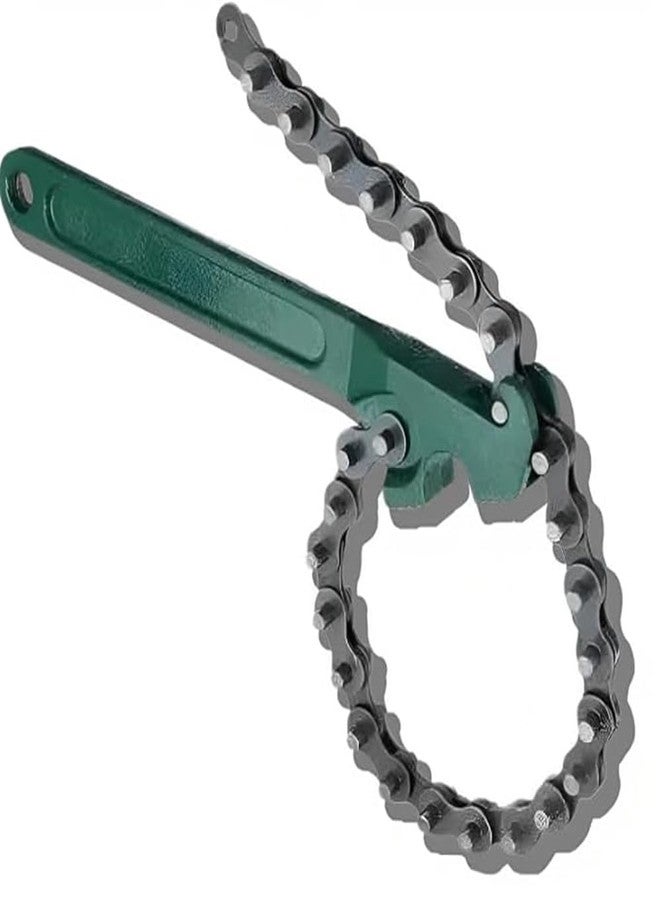 ZIODIC Chain Wrench Oil Filter Tool Pipe Fittings Tools Single Sided Adjustable Wrench (9 INCH) - Image 1