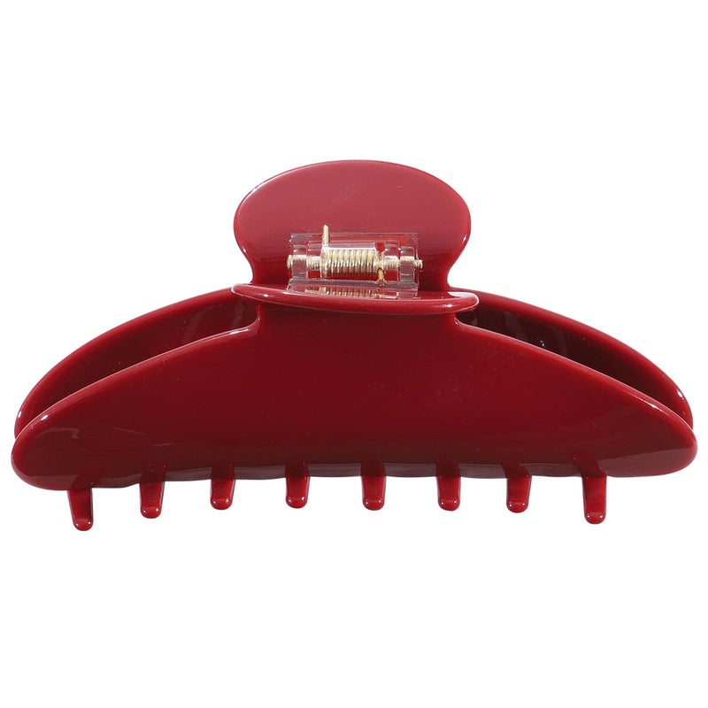 HAIMEIKANG Large Acetate 4 Inch Hair Claw Clip for Women - French Style Hair Claws for Thick Hair with Non-Slip Teeth, Hair Accessories for Updos, Buns & Ponytails - Image 1