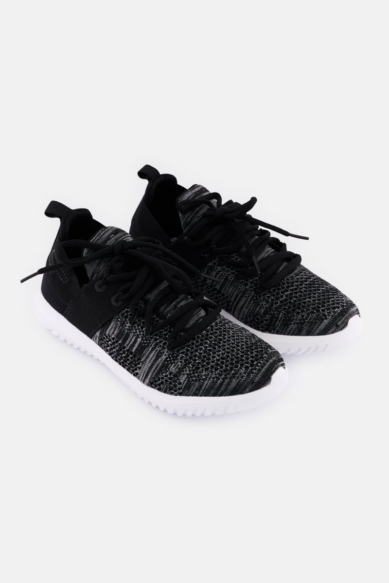 SELECTED Women W Felix SP2 Lace Up Sneaker Shoes With Three Pair Socks, Grey - Image 1