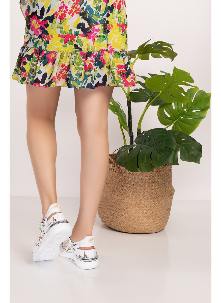 Nur Ortopedi Nurse Patterned Mesh Orthopedic Sports Sandals  - Image 3